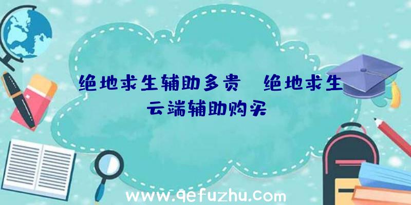 「绝地求生辅助多贵」|绝地求生云端辅助购买